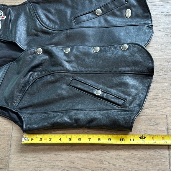 Harley-Davidson Women’s Medium Airbrushed Rose Betty Boop Vest - Picture 5 of 9